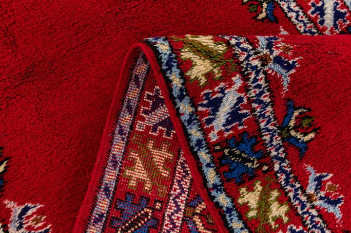 2' 10 x 9' 6 Hand Knotted Moroccan Wool Runner Rug