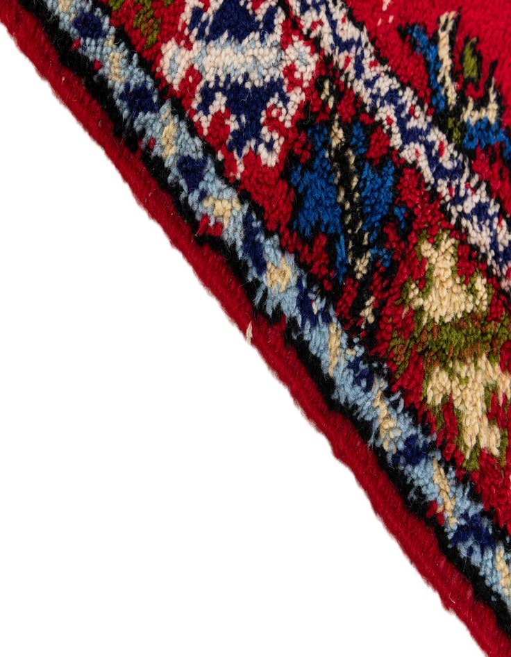 Detail image of 2' 10 x 9' 6  Hand Knotted Moroccan Wool Runner Rug