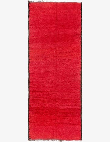 4' 10 x 12' 5 Hand Knotted Moroccan Wool Runner Rug