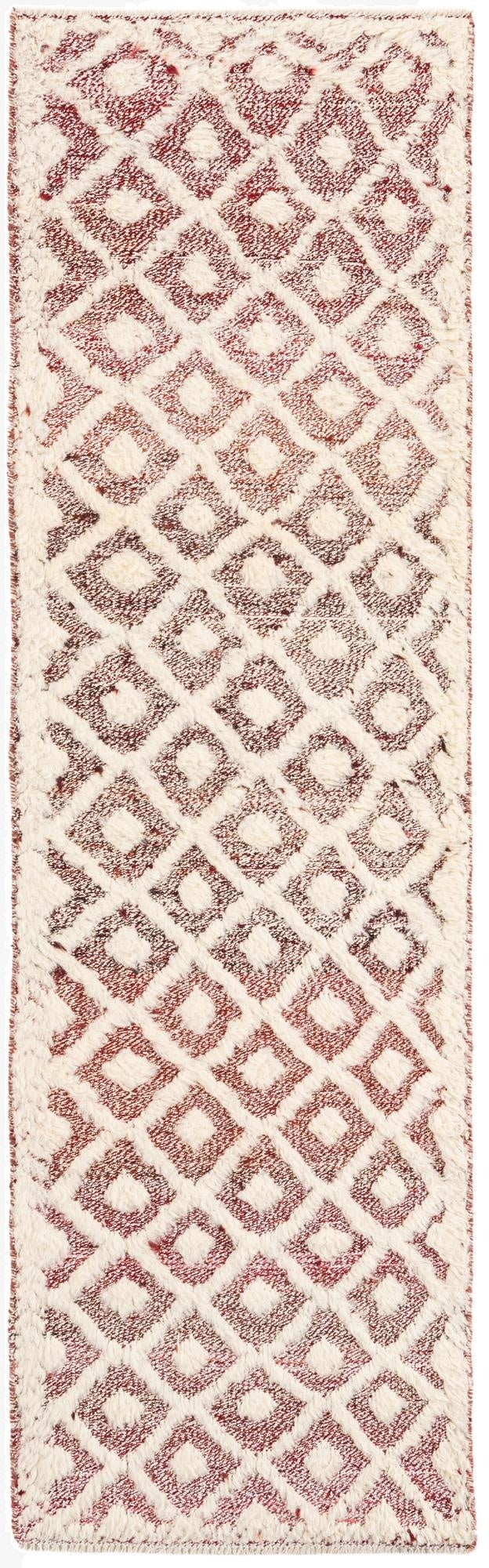 2' 5 x 8' 5  Hand Knotted Moroccan Wool Runner Rug
