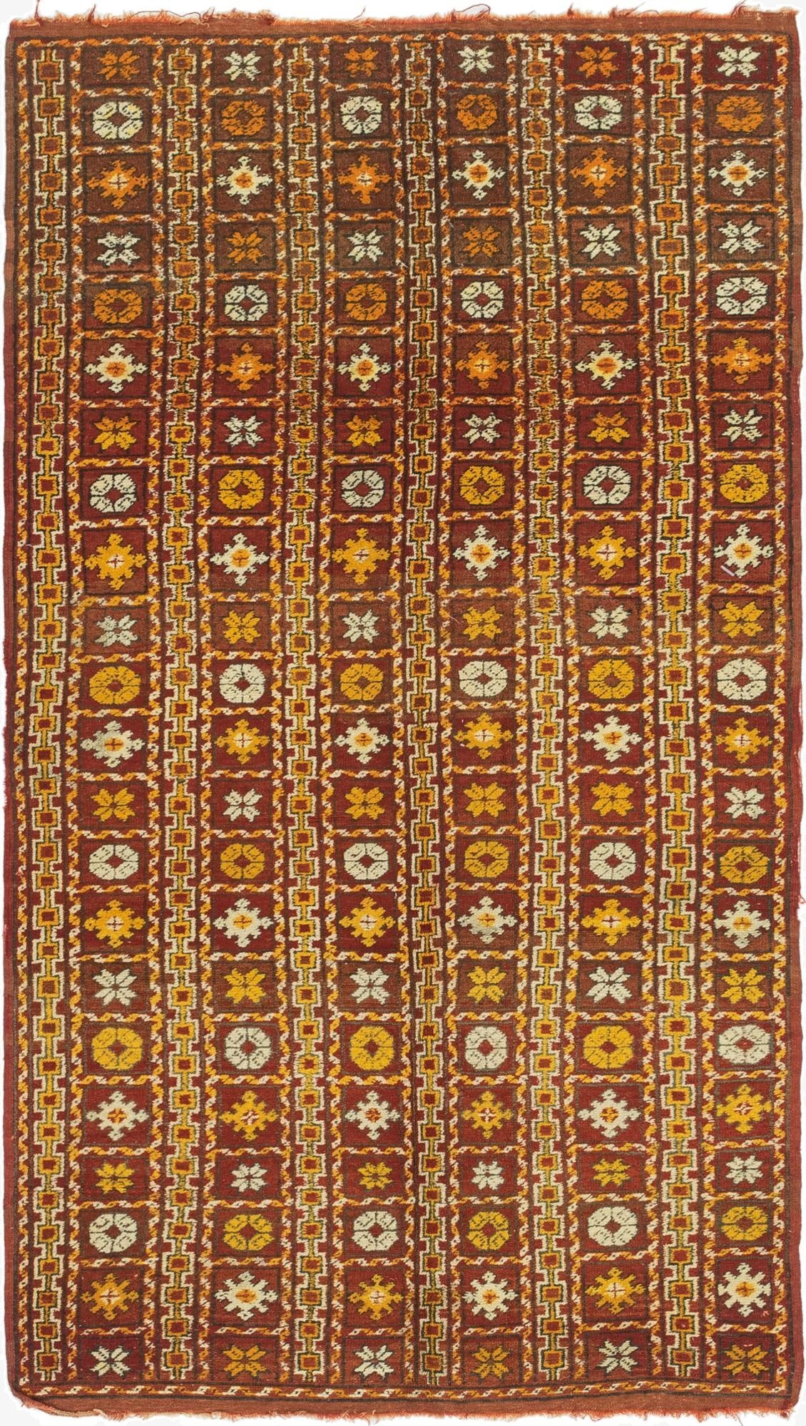 135cm x 250cm  Hand Knotted Moroccan Wool Runner Rug