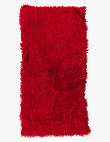 2' 3 x 4' 6 Hand Knotted Moroccan Wool Runner Rug