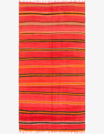 5' 3 x 10' 6 Hand Knotted Moroccan Wool Runner Rug