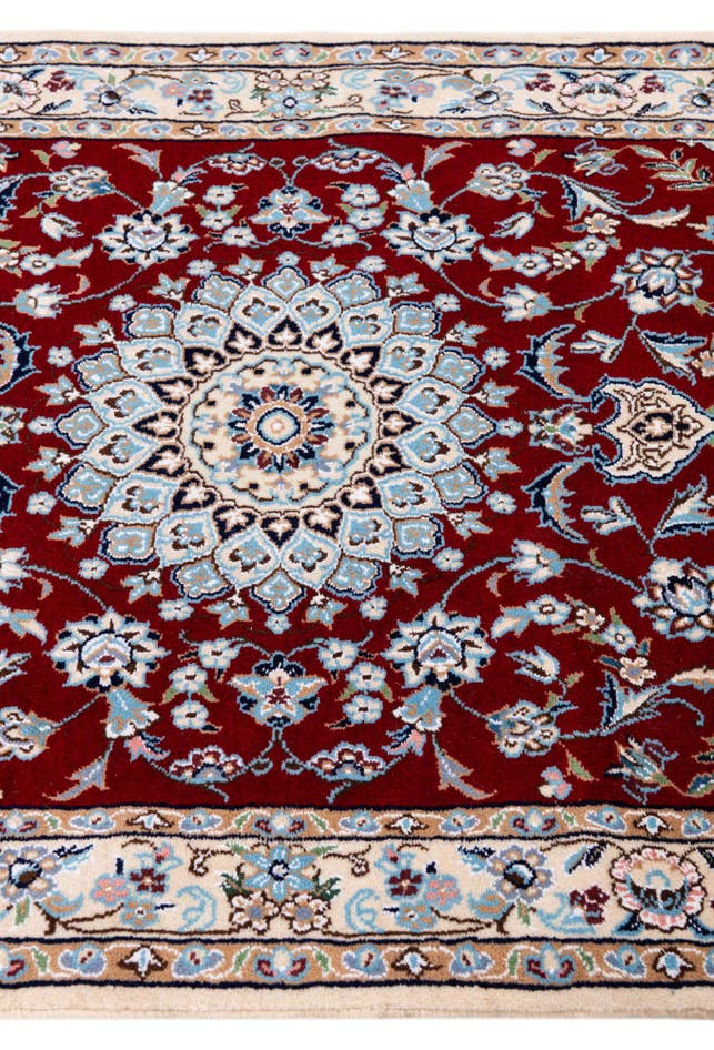 Detail image of 2' 8 x 12' 7 Hand Knotted Nain Persian Runner Rug