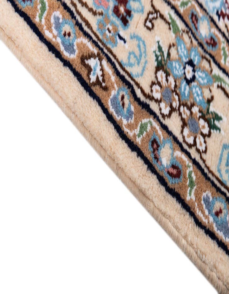Detail image of 2' 8 x 12' 7  Hand Knotted Nain Persian Runner Rug