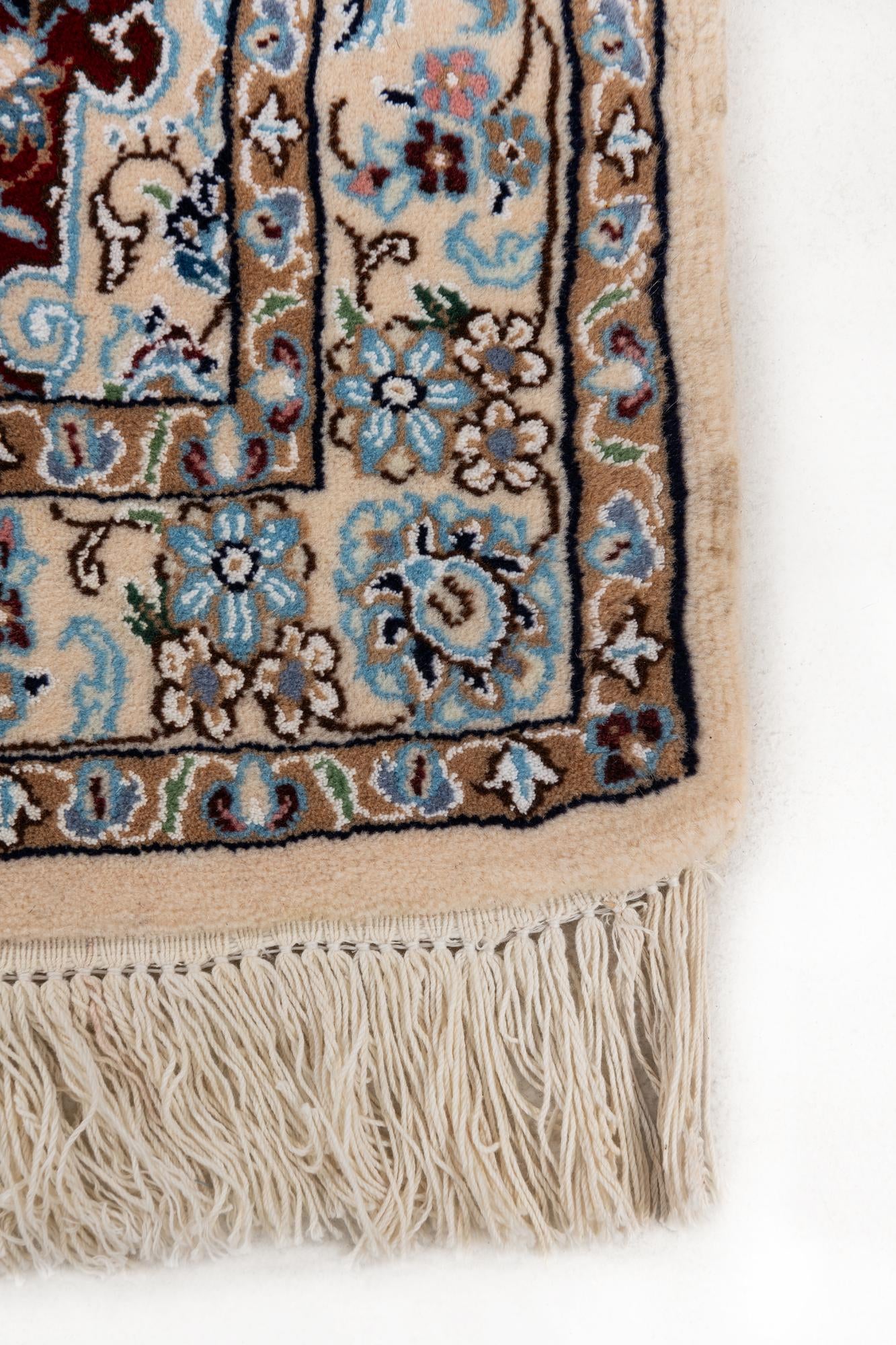 2' 8 x 12' 7 Hand Knotted Nain Persian Runner Rug