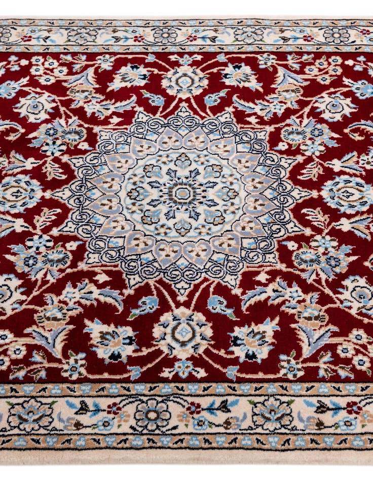 Detail image of 3' 4 x 11' 2 Hand Knotted Nain Persian Runner Rug