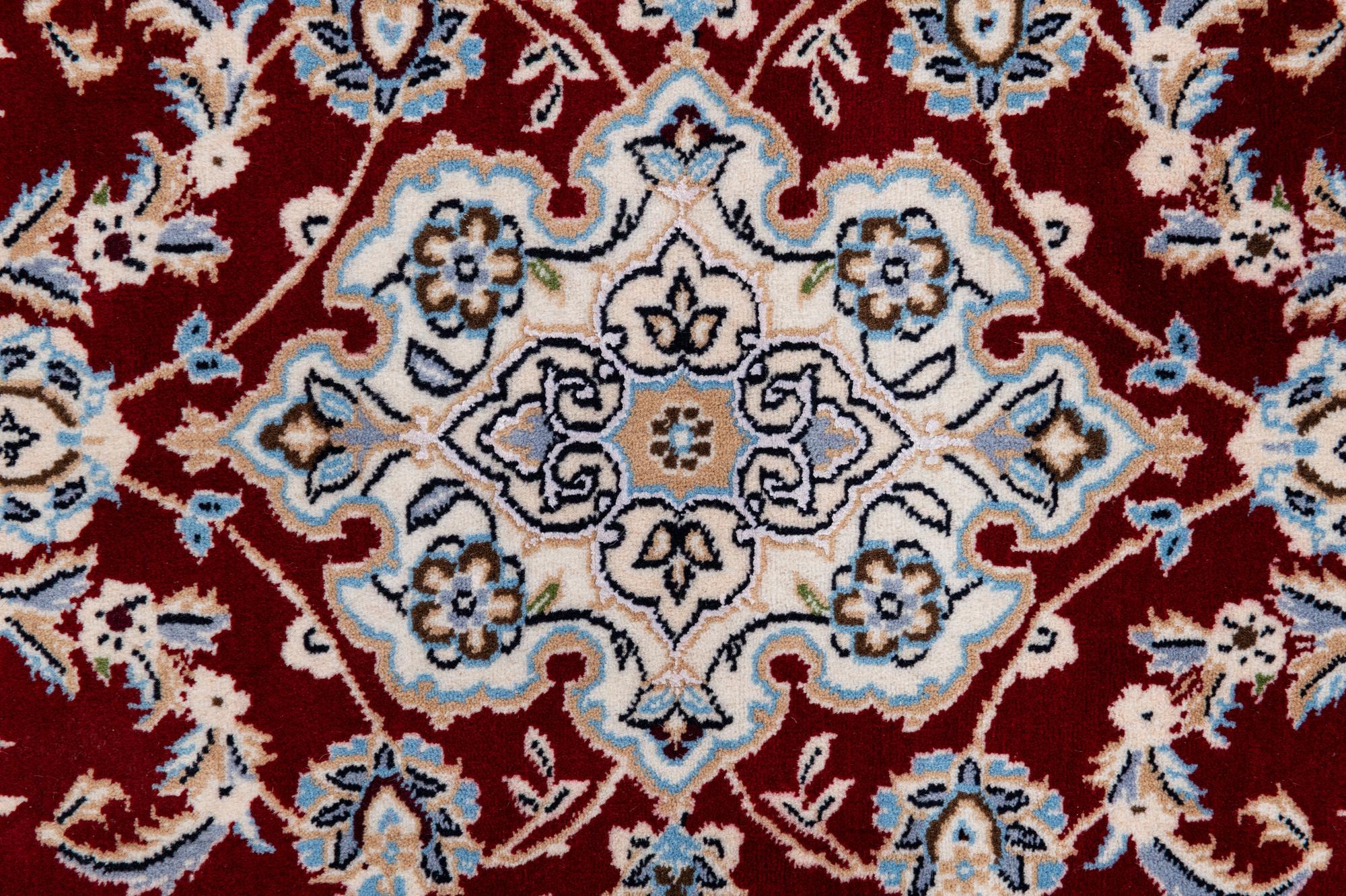 3' 4 x 11' 2 Hand Knotted Nain Persian Runner Rug