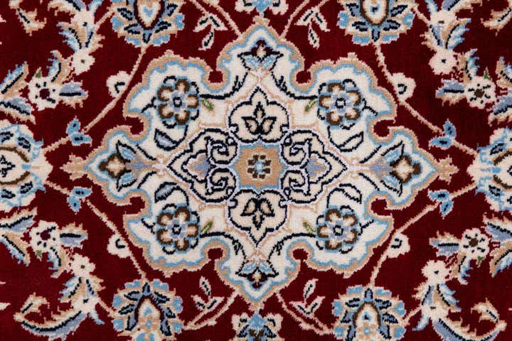 3' 4 x 11' 2 Hand Knotted Nain Persian Runner Rug