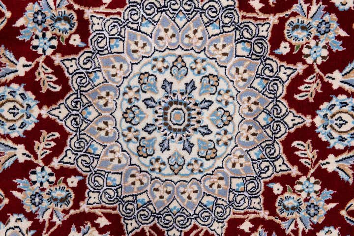 3' 4 x 11' 2 Hand Knotted Nain Persian Runner Rug