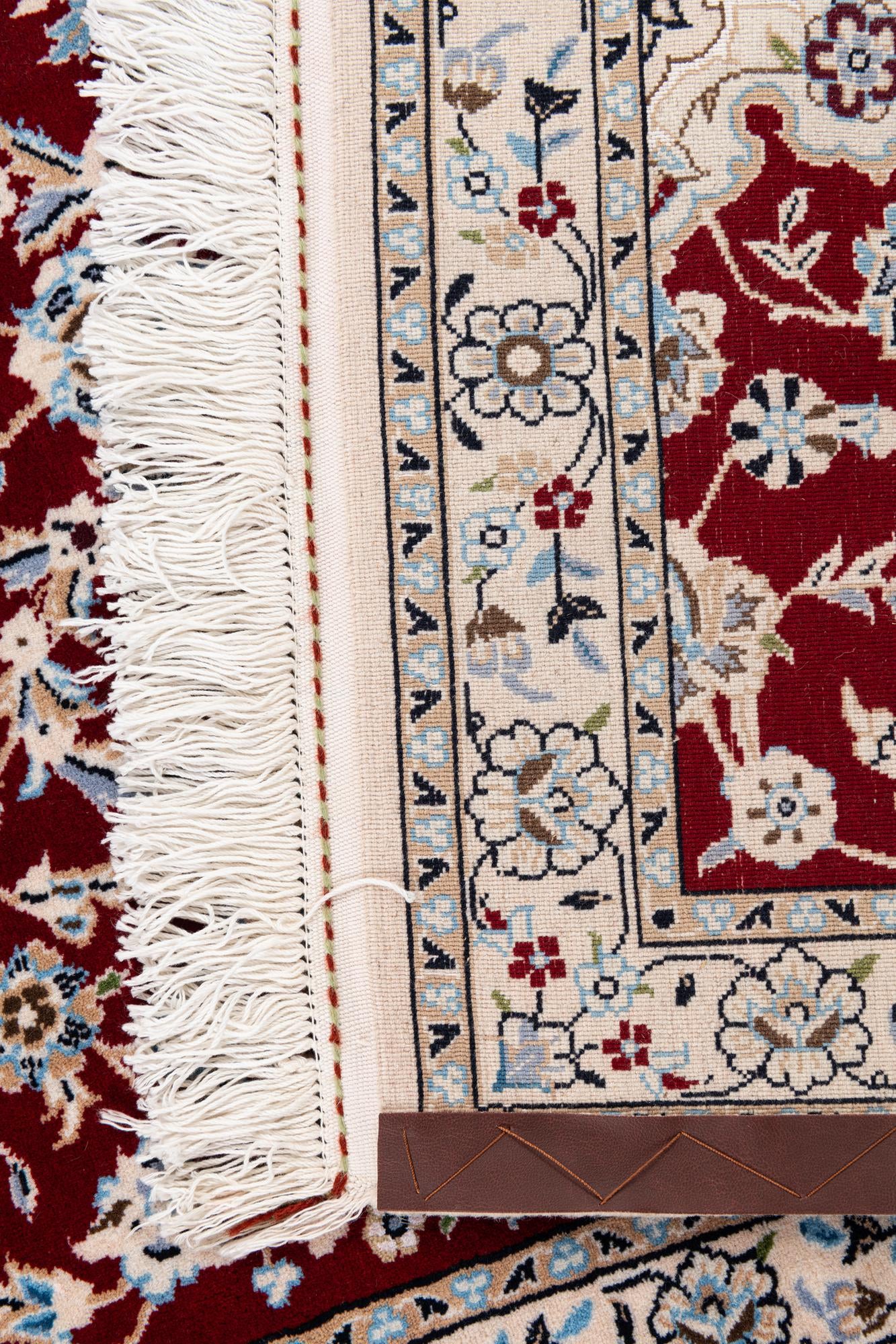3' 4 x 11' 2 Hand Knotted Nain Persian Runner Rug