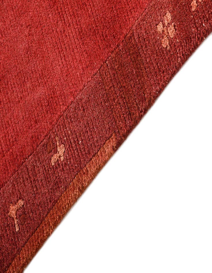 Detail image of 2' 3 x 4' 7  Hand Knotted Nepal Wool Runner Rug