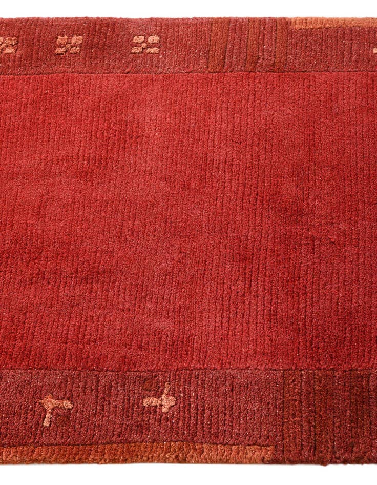 Detail image of 2' 3 x 4' 7  Hand Knotted Nepal Wool Runner Rug