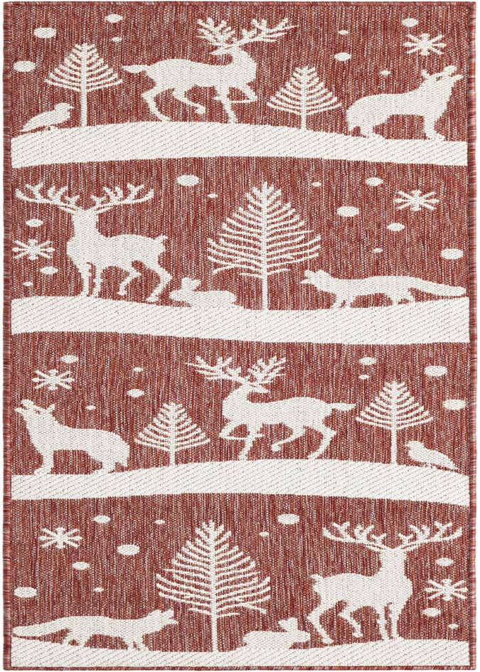 2' x 6' Easy-Clean Holiday Indoor / Outdoor Runner Rug
