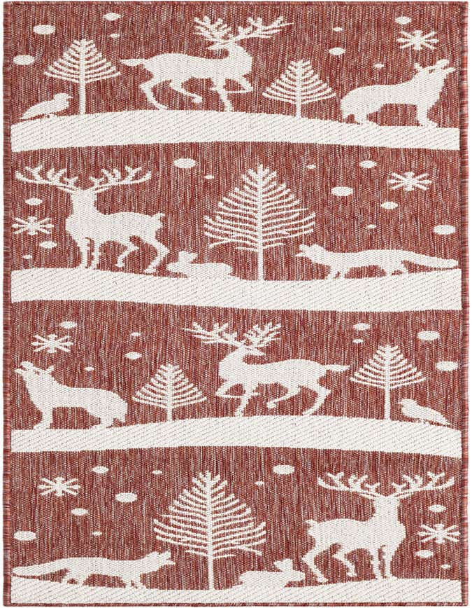 2' x 6' Easy-Clean Holiday Indoor / Outdoor Runner Rug