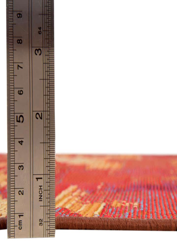 2' 7 x 5' 3 Easy-Clean Modern Indoor / Outdoor Runner Rug