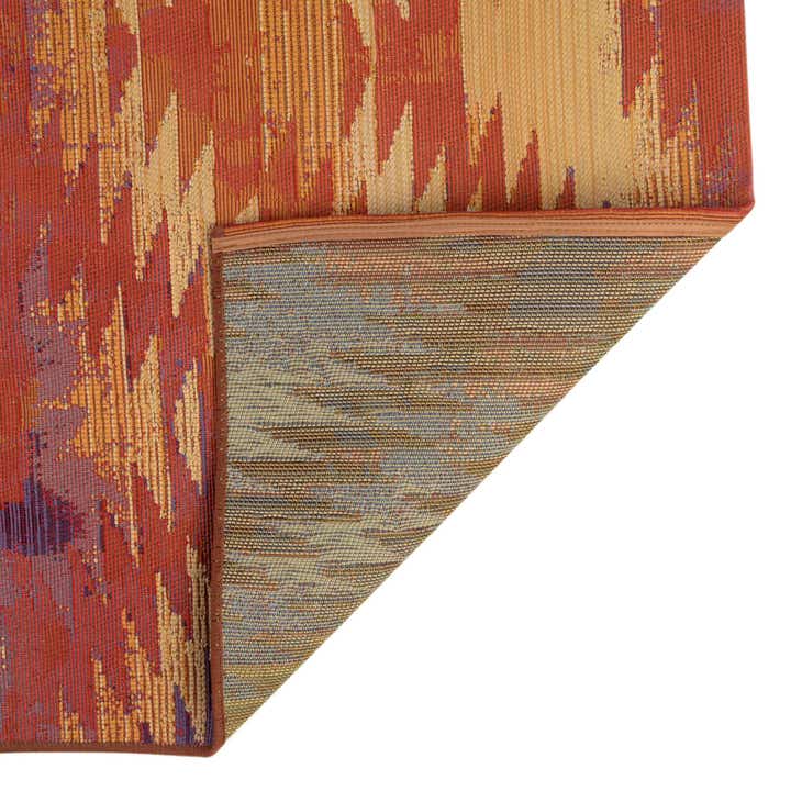 2' 7 x 5' 3 Easy-Clean Modern Indoor / Outdoor Runner Rug