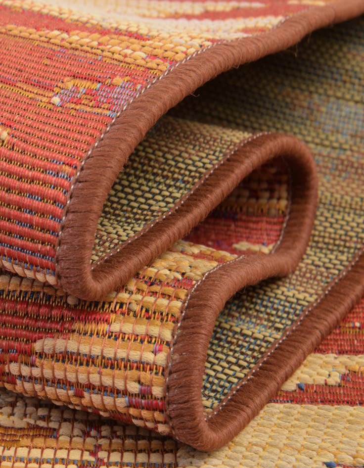 Detail image of 2' 7 x 5' 3  Washable Modern Indoor / Outdoor Runner Rug