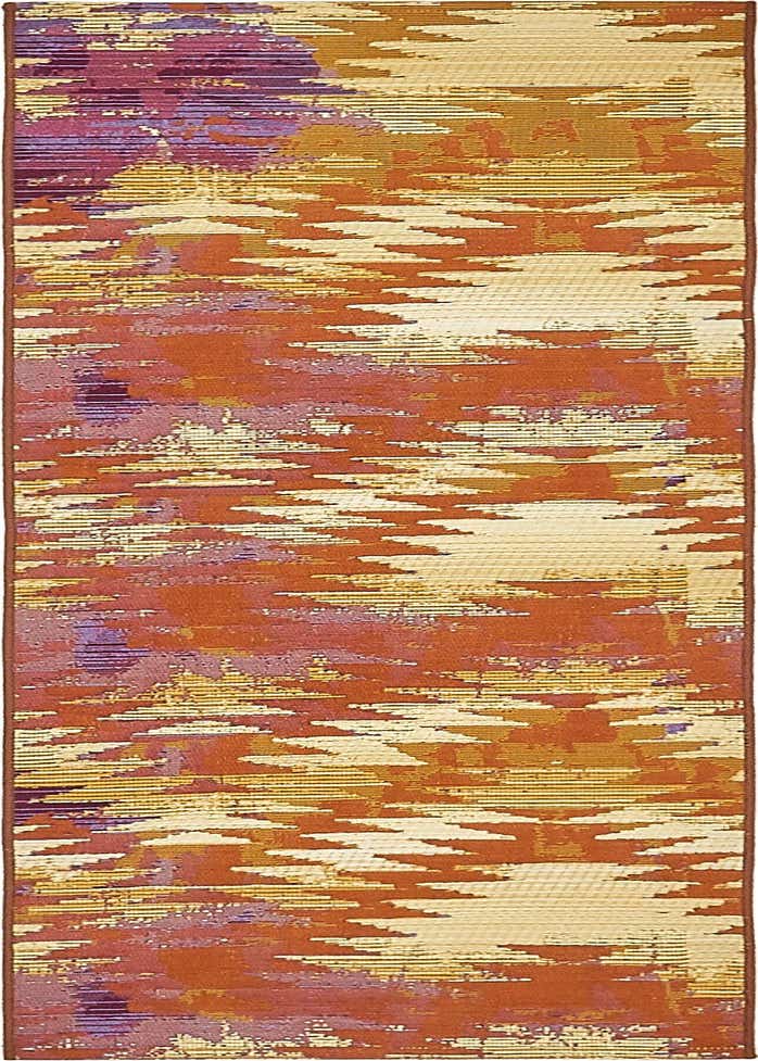 2' x 6' Easy-Clean Modern Indoor / Outdoor Runner Rug