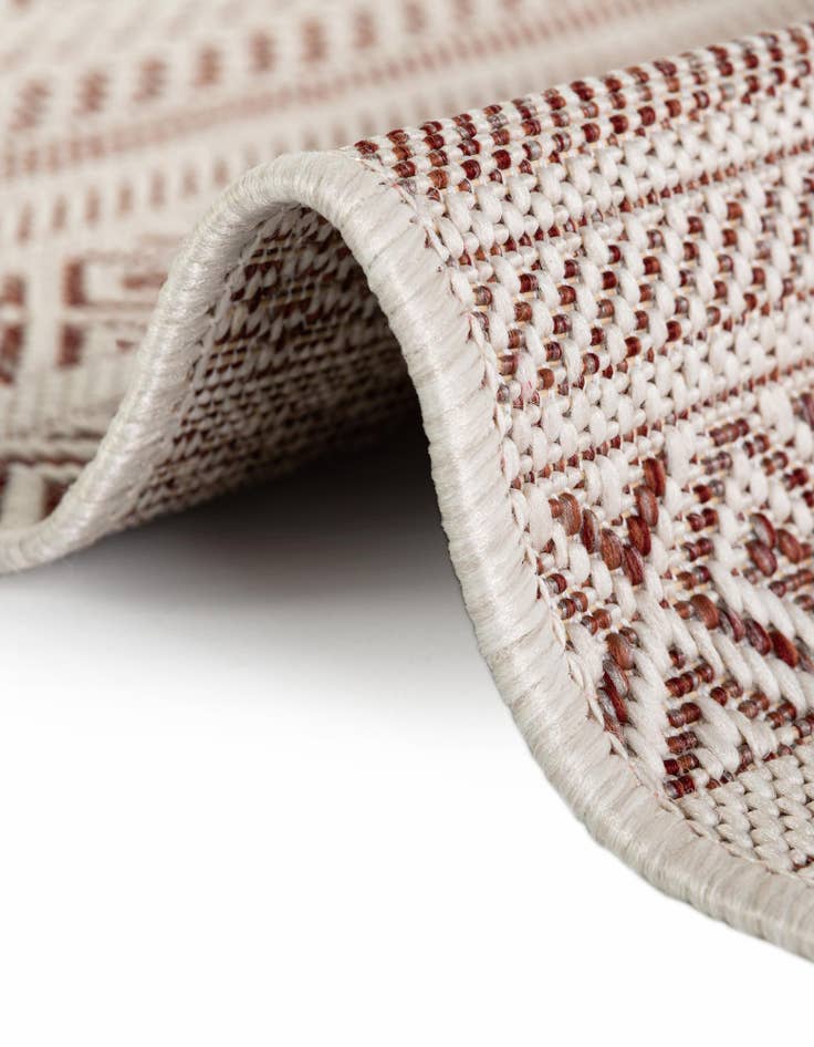 Detail image of 2' 7 x 12' Washable Ribbon Indoor / Outdoor Runner Rug