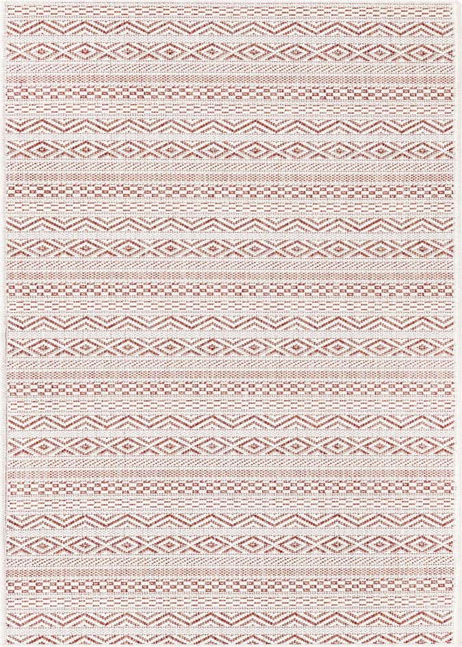2' x 6' Easy-Clean Striped Indoor / Outdoor Runner Rug