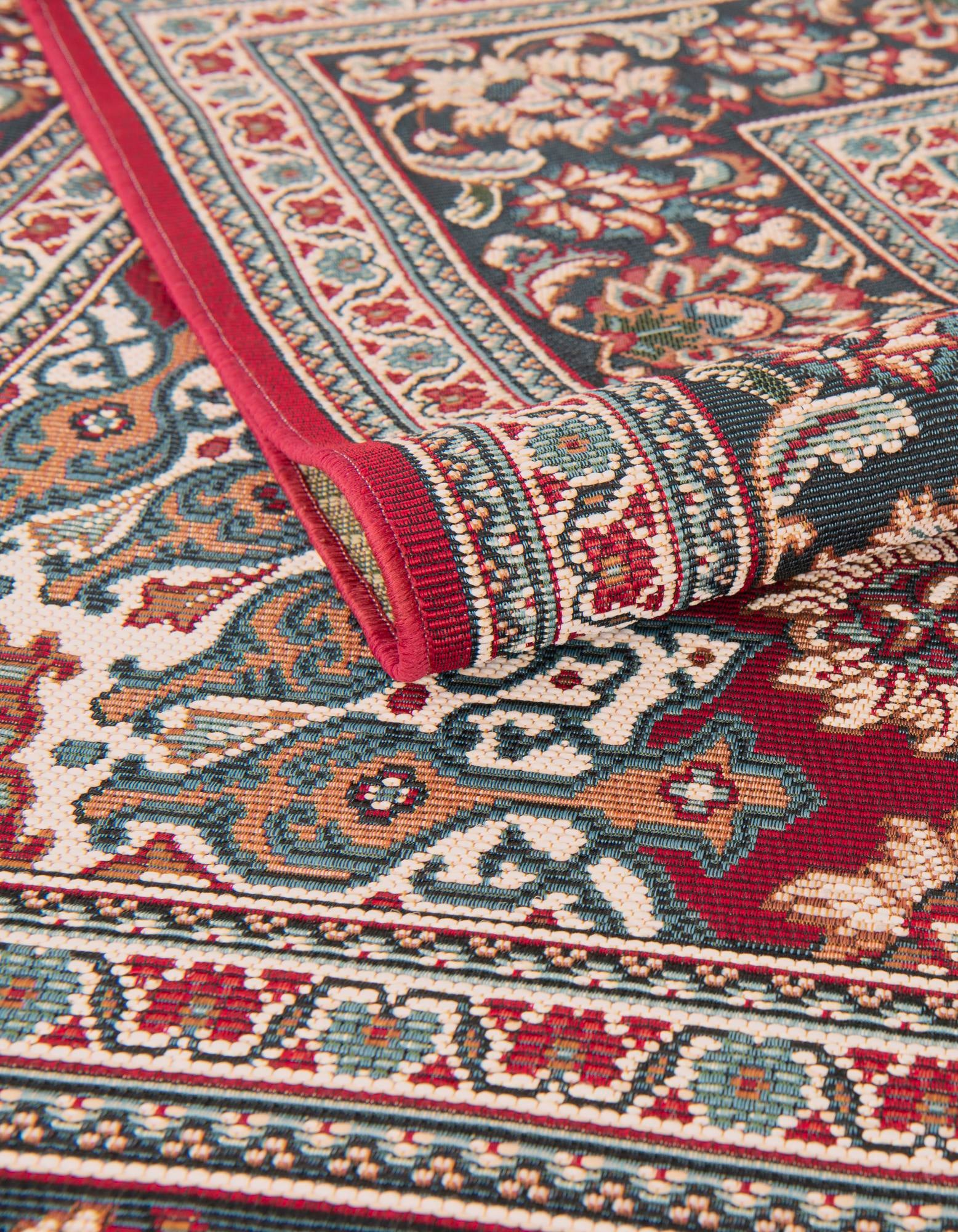 2' x 6' 1 Easy-Clean Traditional Indoor / Outdoor Runner Rug