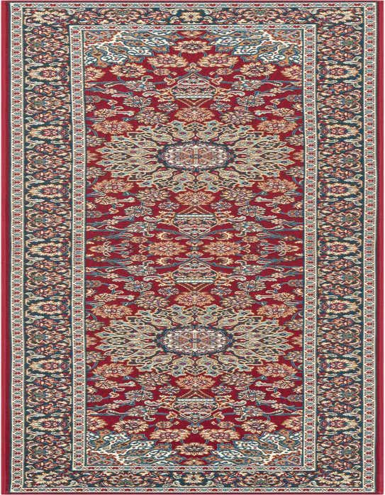 2' 7 x 10' Easy-Clean Traditional Indoor / Outdoor Runner Rug