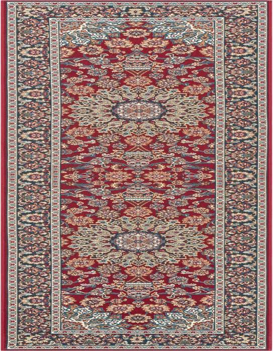 Detail image of 2' 7 x 10' Easy-Clean Traditional Indoor / Outdoor Runner Rug