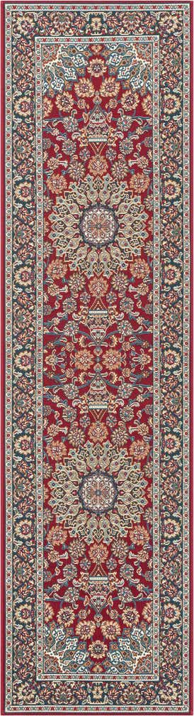 2' 7 x 10' Easy-Clean Traditional Indoor / Outdoor Runner Rug