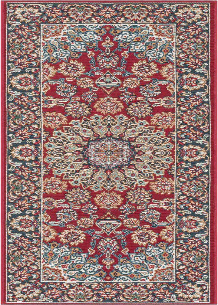 2' x 5' 1 Easy-Clean Traditional Indoor / Outdoor Runner Rug