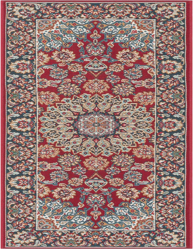 Detail image of 2' x 5' 1 Easy-Clean Traditional Indoor / Outdoor Runner Rug