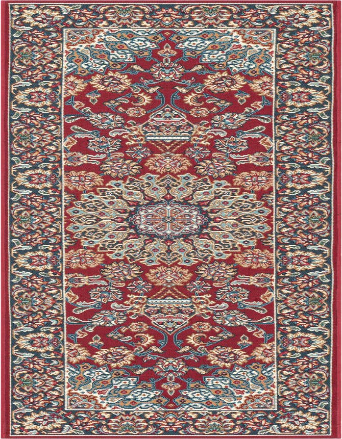 Detail image of 2' x 6' 1 Easy-Clean Traditional Indoor / Outdoor Runner Rug