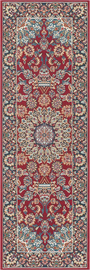 Detail image of 2' x 6' 1 Easy-Clean Traditional Indoor / Outdoor Runner Rug