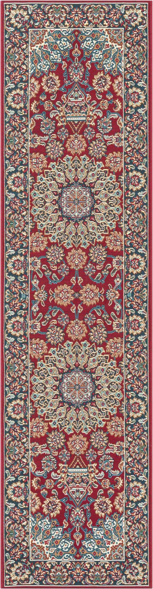 2' x 8' Easy-Clean Traditional Indoor / Outdoor Runner Rug