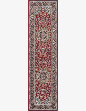 2' 7 x 10' Easy-Clean Traditional Indoor / Outdoor Runner Rug