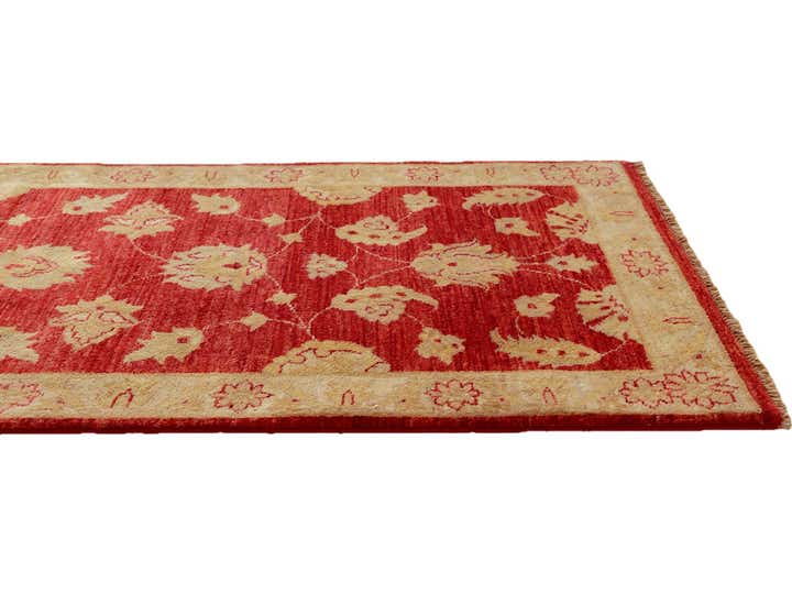 2' 7 x 10' 2 Hand Knotted Pershawar Ziegler Runner Rug
