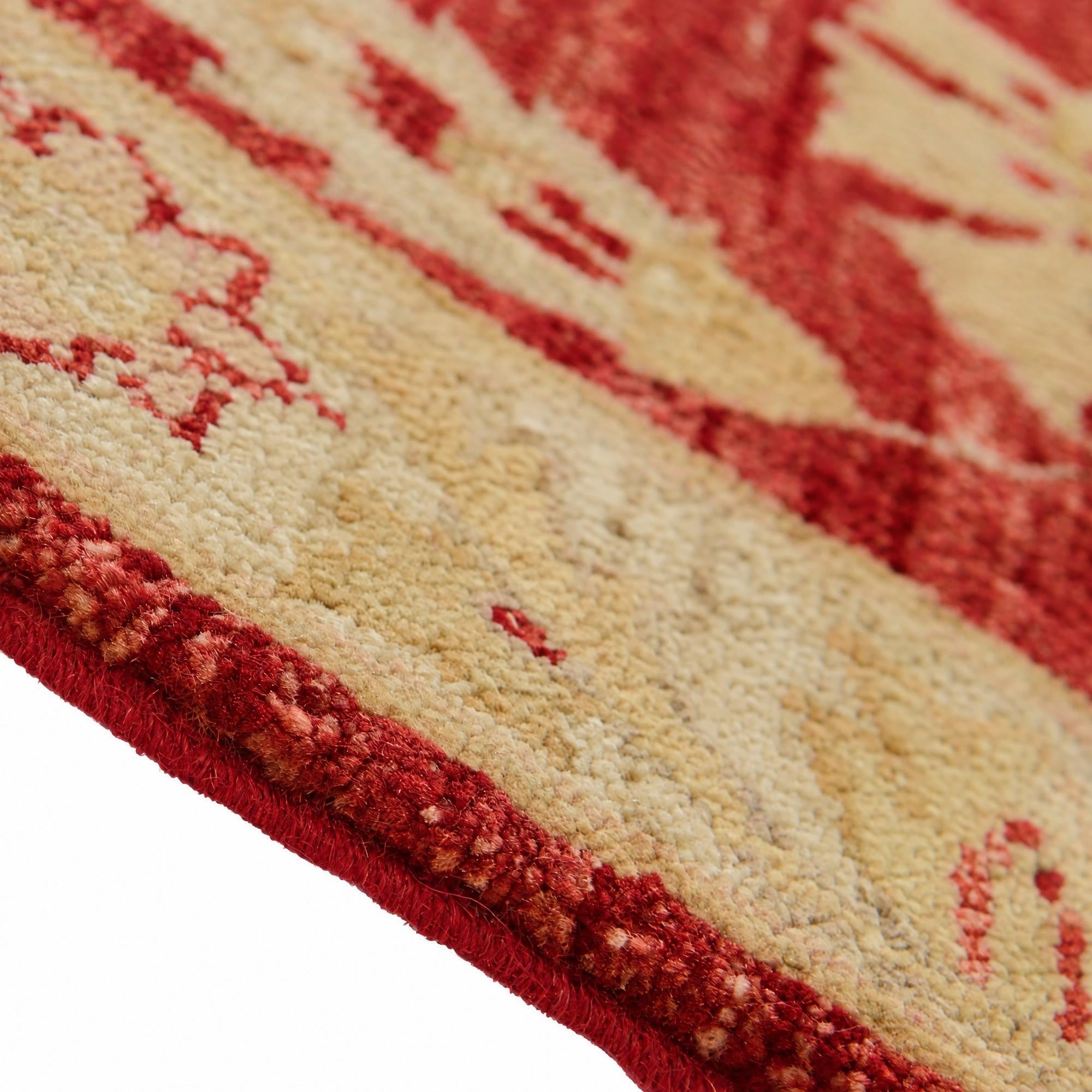 80cm x 310cm anudado a mano Pershawar Ziegler Alfombra Pasillera