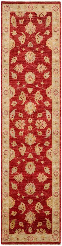 2' 7 x 10' 2 Hand Knotted Pershawar Ziegler Runner Rug