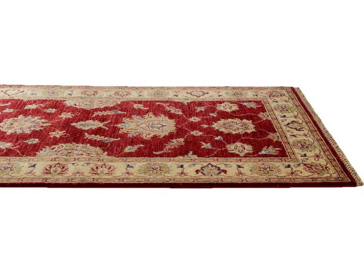 2' 9 x 9' 2 Hand Knotted Pershawar Ziegler Runner Rug