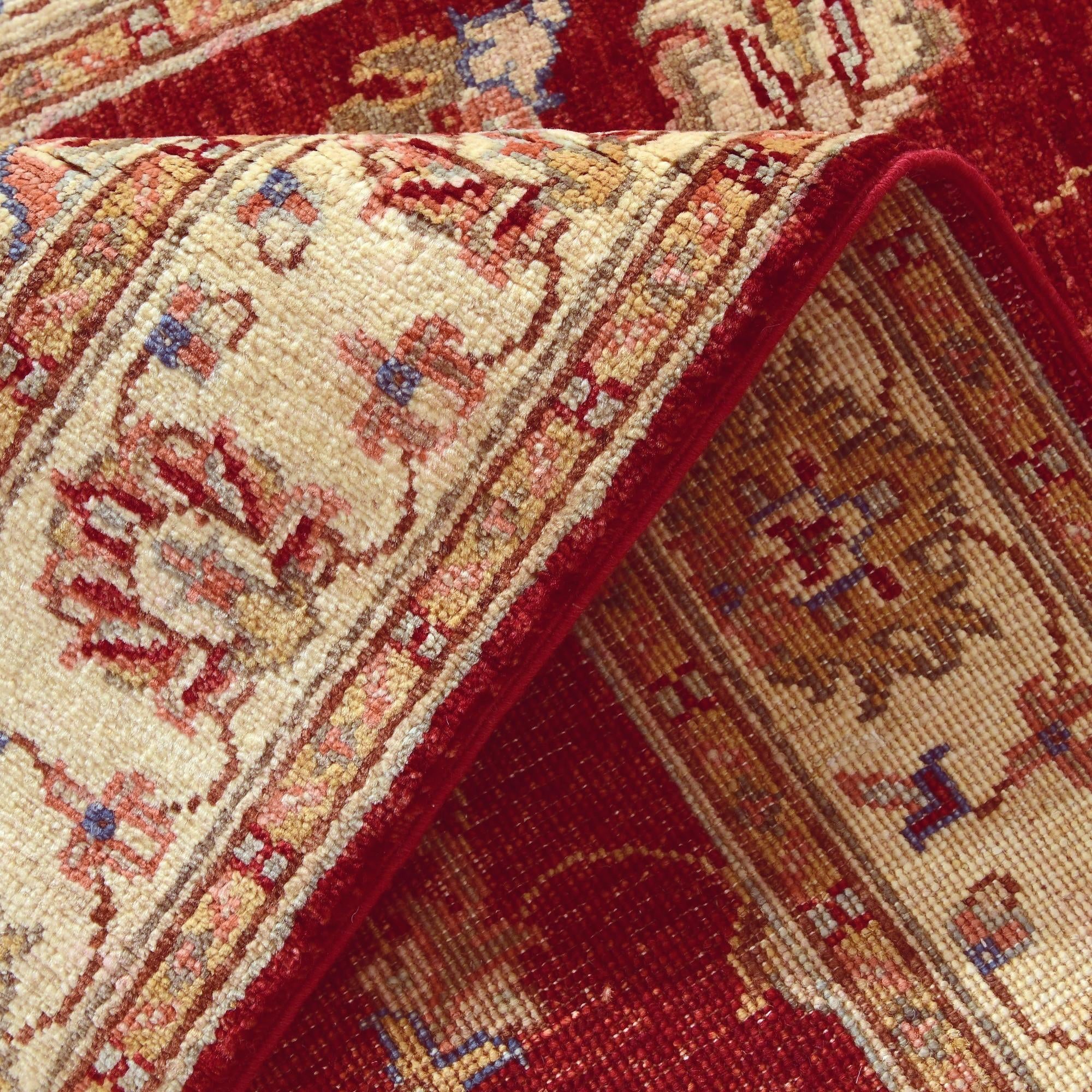 2' 9 x 9' 2 Hand Knotted Pershawar Ziegler Runner Rug