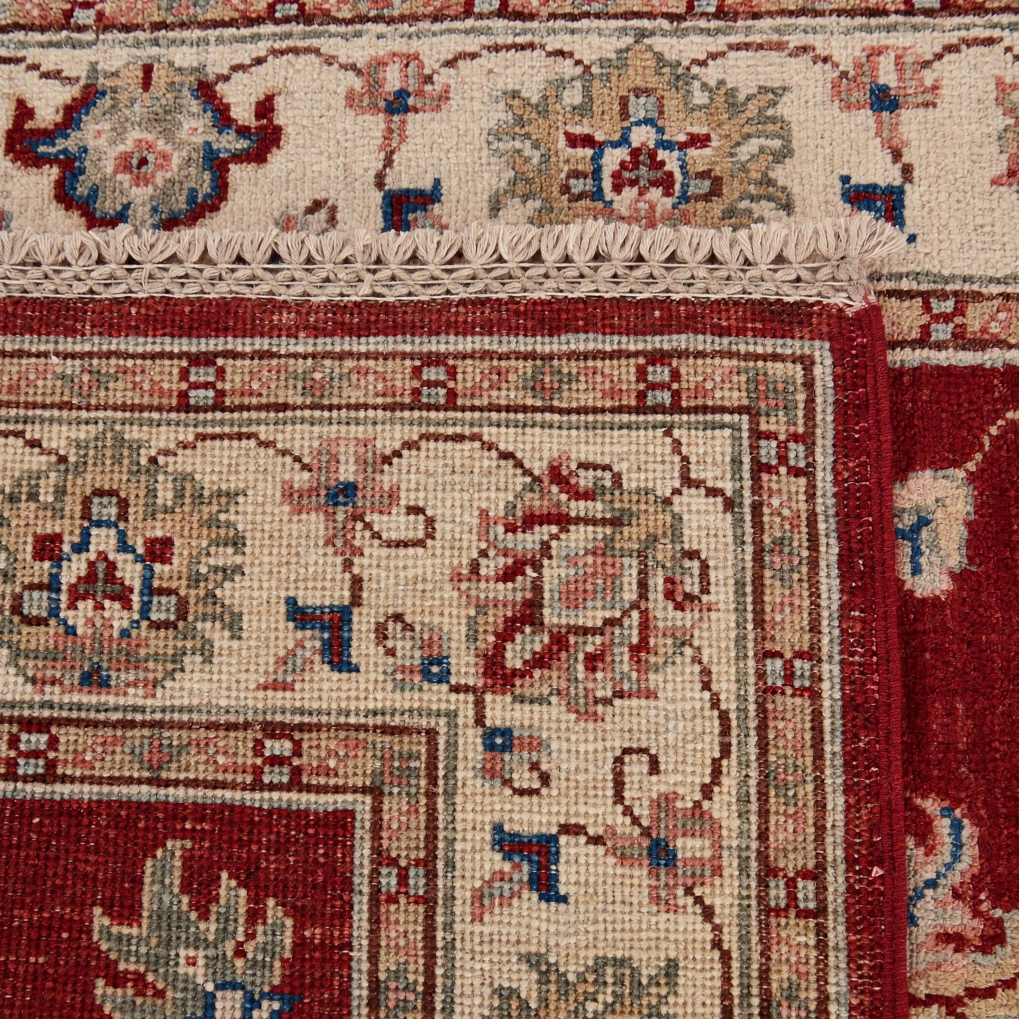 85cm x 280cm Hand Knotted Pershawar Ziegler Runner Rug