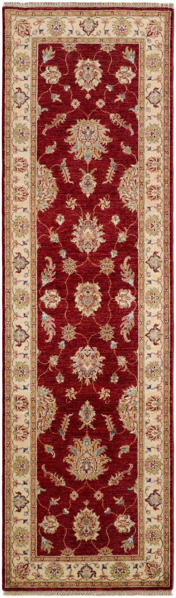 2' 9 x 9' 2 Hand Knotted Pershawar Ziegler Runner Rug
