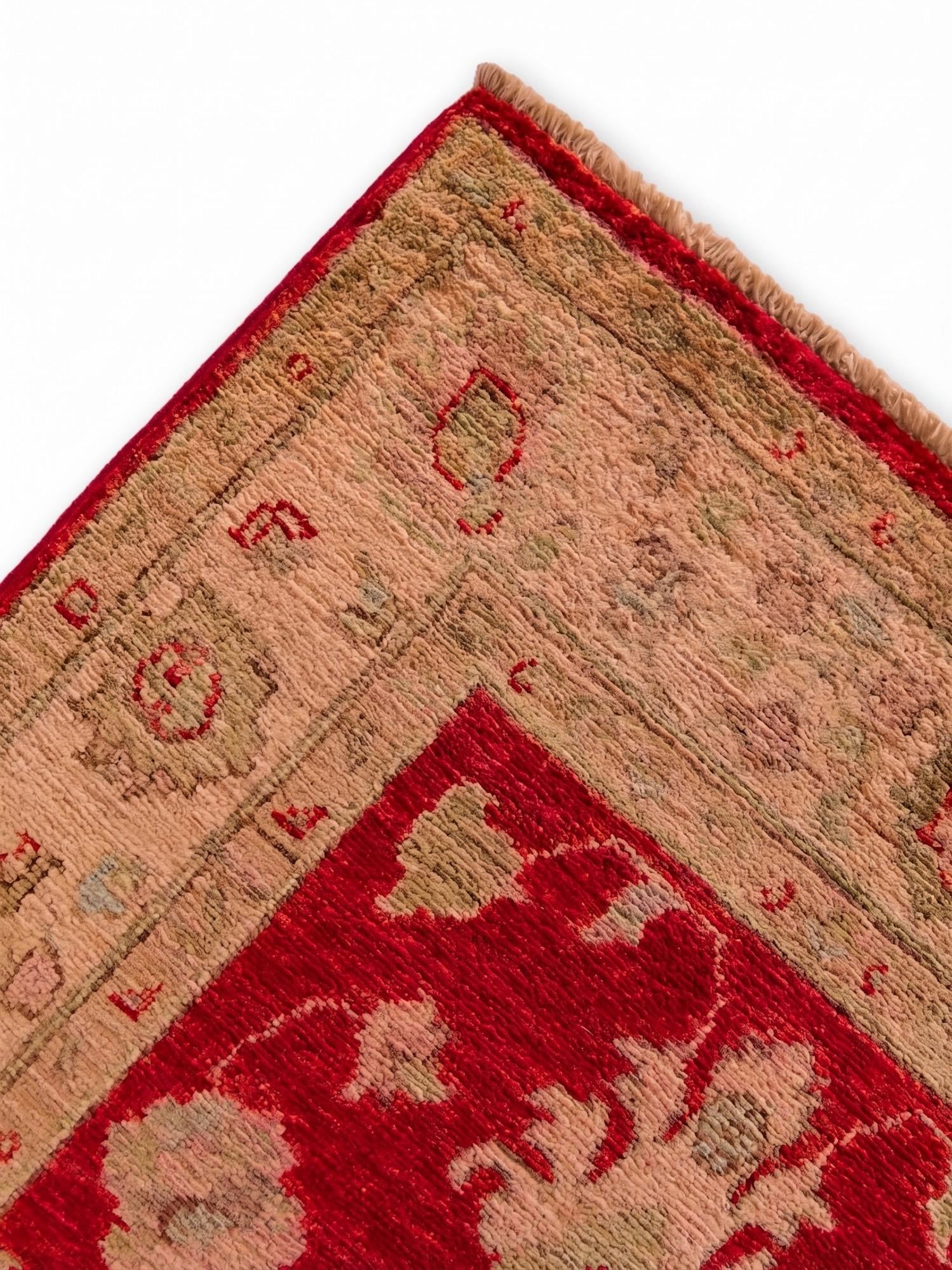 2' 8 x 8' 8 Hand Knotted Pershawar Ziegler Runner Rug