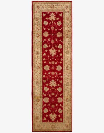2' 8 x 8' 8 Hand Knotted Pershawar Ziegler Runner Rug
