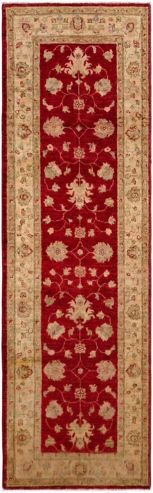 2' 8 x 8' 8 Hand Knotted Pershawar Ziegler Runner Rug