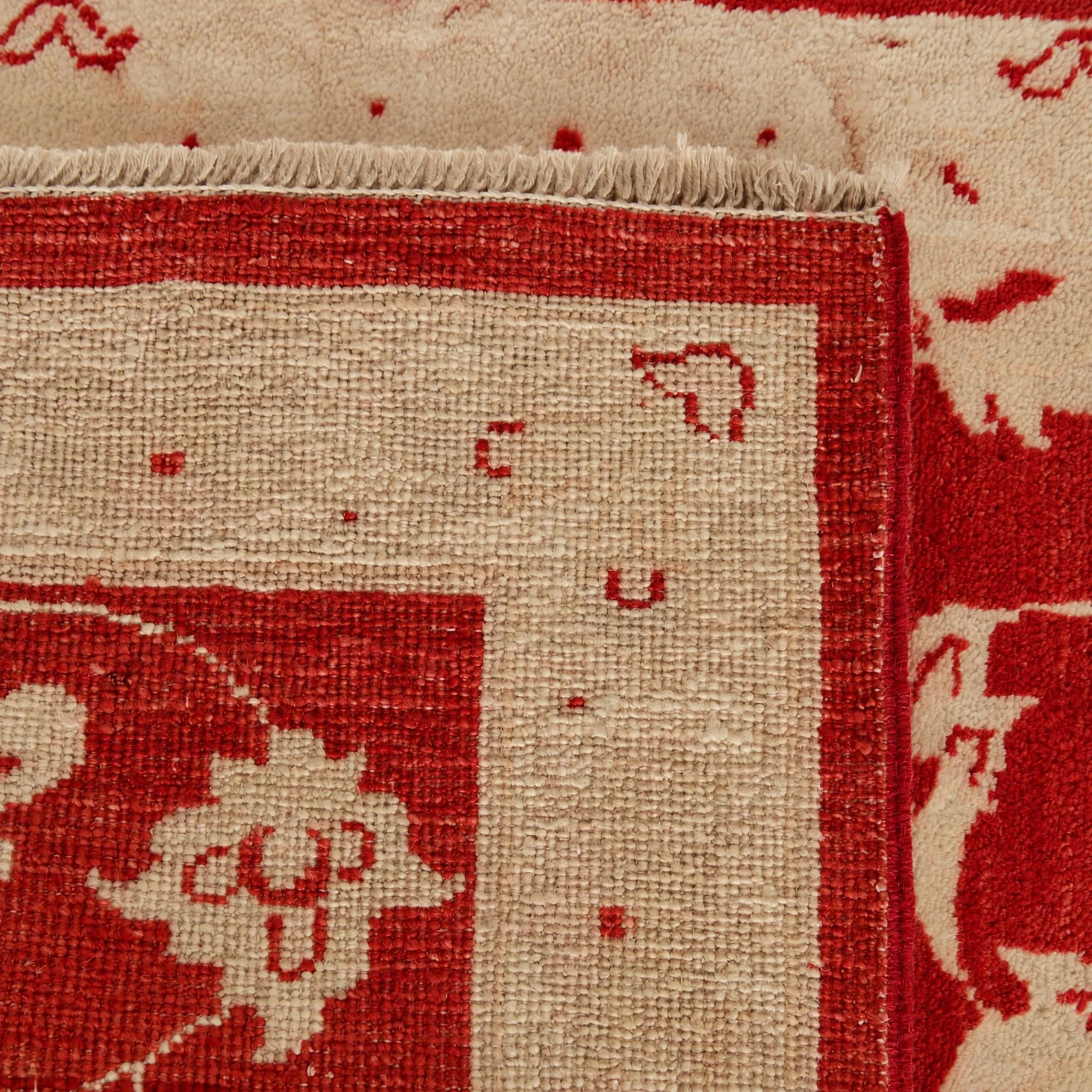 75cm x 305cm Hand Knotted Pershawar Ziegler Runner Rug