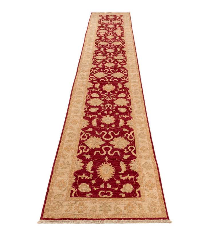 2' 5 x 14' 8 Peshawar Ziegler Wool Runner Rug