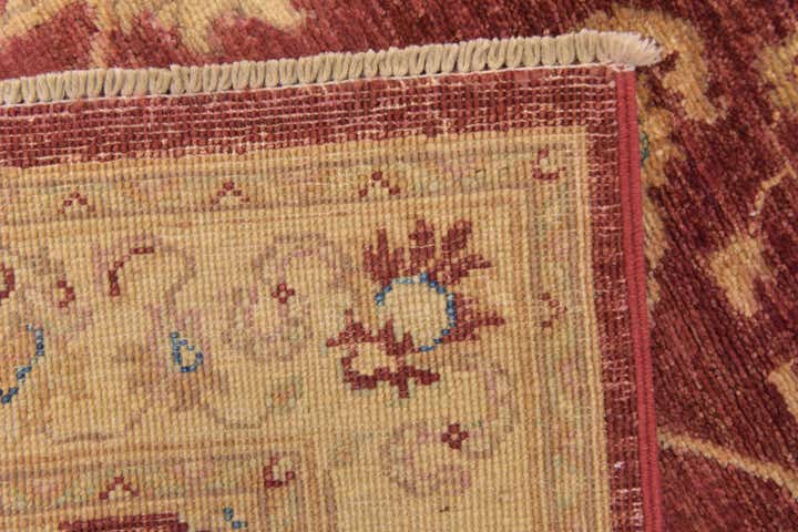 2' 7 x 9' 7 Hand Knotted Peshawar Ziegler Runner Rug