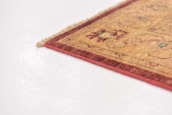 2' 7 x 9' 7 Hand Knotted Peshawar Ziegler Runner Rug