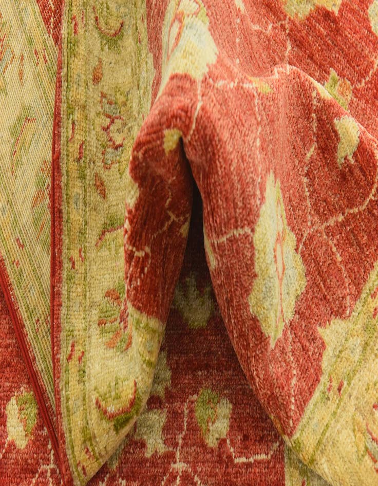 Detail image of 2' 4 x 10' 3  Hand Knotted Peshawar Ziegler Runner Rug